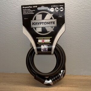 Kryptonite combo cable bike lock